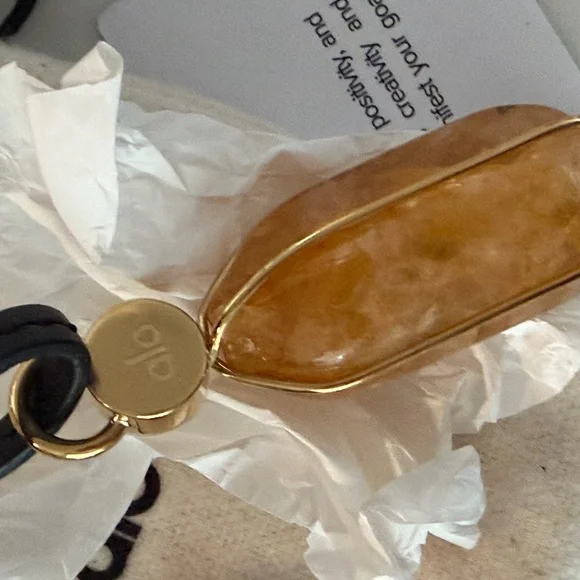 real one of a kind citrine bag charm by alo - Picture 5 of 7